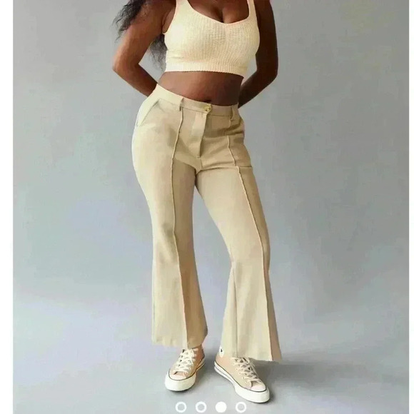 Urban Outfitters Isabella Ponte High-Waisted Flare Pant - Picture 1 of 7
